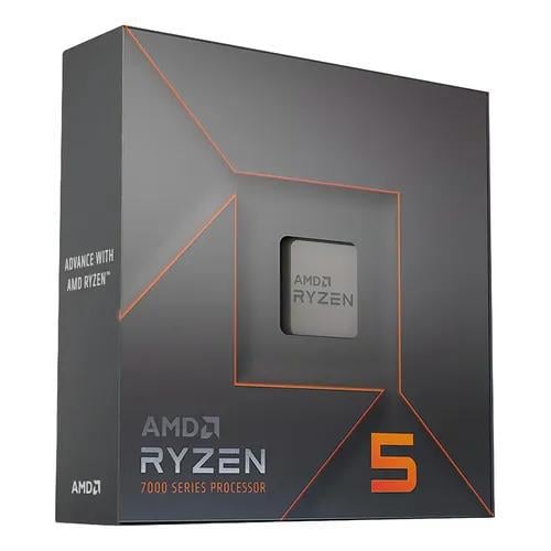 Procesador AMD Ryzen 5 7600X (AM5, 6 Cores, 12 Hilos, 4.7/5.3GHz, 32MB de Caché, Desbloqueado)