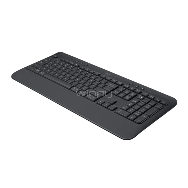 Teclado Inalámbrico Logitech Signature K650 (Dongle USB/Bluetooth, Español, Grafíto)