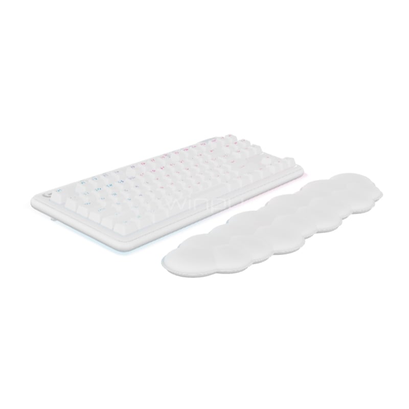 Teclado Mecánico Logitech G715 Wireless RGB (Switch GX, LIGHTSPEED/Bluetooth, Inglés, Blanco)