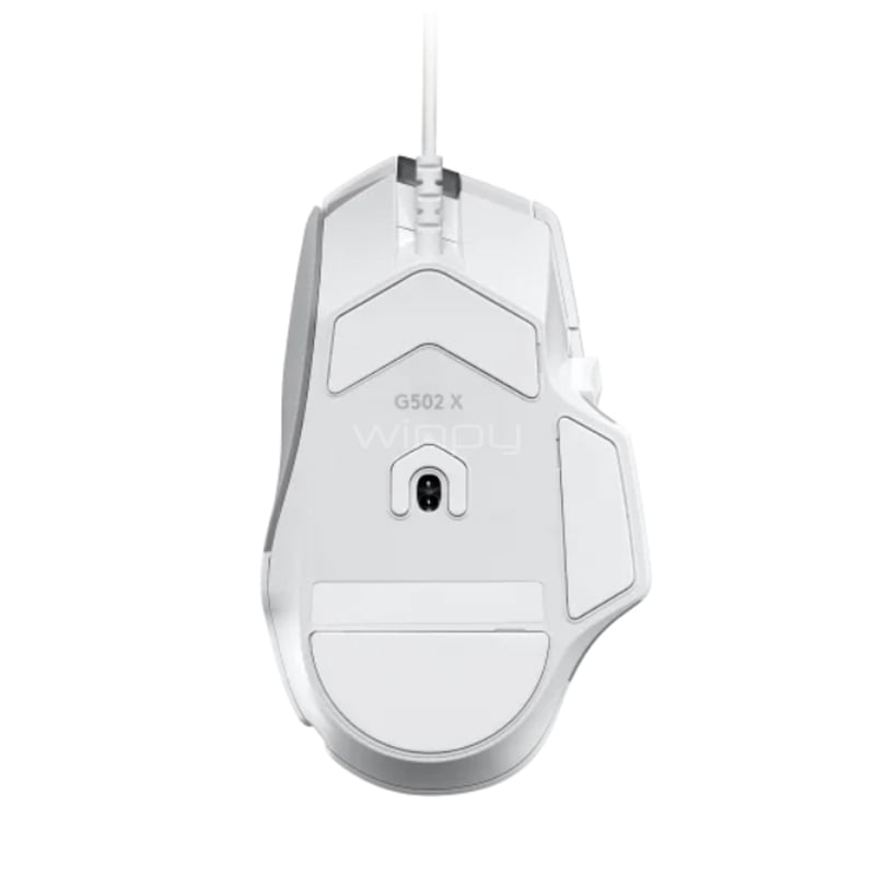 Mouse Gamer Logitech G502 X LightForce (Sensor Hero 25K, 25.600dpi, Blanco)
