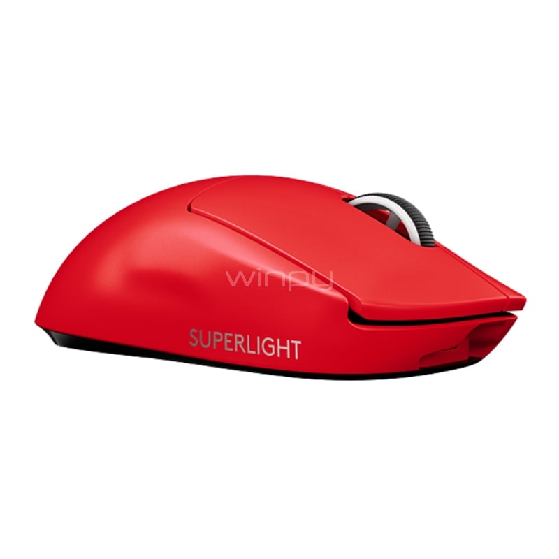 Mouse Gamer Logitech Pro X Superlight (Sensor Hero, 25.600dpi, Lightspeed, Rojo)