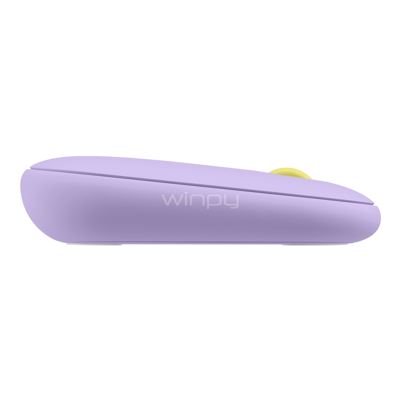 Mouse Inalámbrico Logitech Pebble M350 (Bluetooth, 1000dpi, 3 Botones, Lavanda)