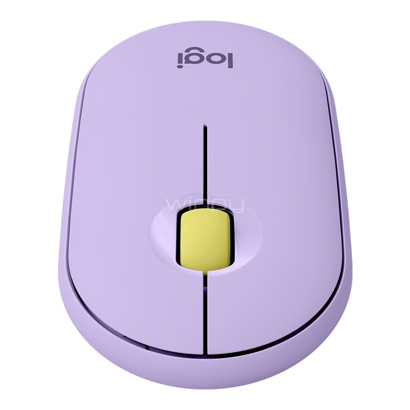 Mouse Inalámbrico Logitech Pebble M350 (Bluetooth, 1000dpi, 3 Botones, Lavanda)