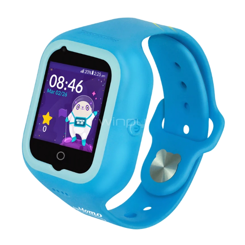 SmartWatch para Niños SoyMomo Space 2.0 de 1.4“ (Videollamadas, GPS, Botón SOS, IP67, Azul)