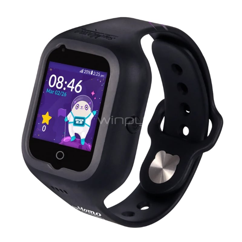 SmartWatch para Niños SoyMomo Space 2.0 de 1.4“ (Videollamadas, GPS, Botón SOS, IP67, Negro)