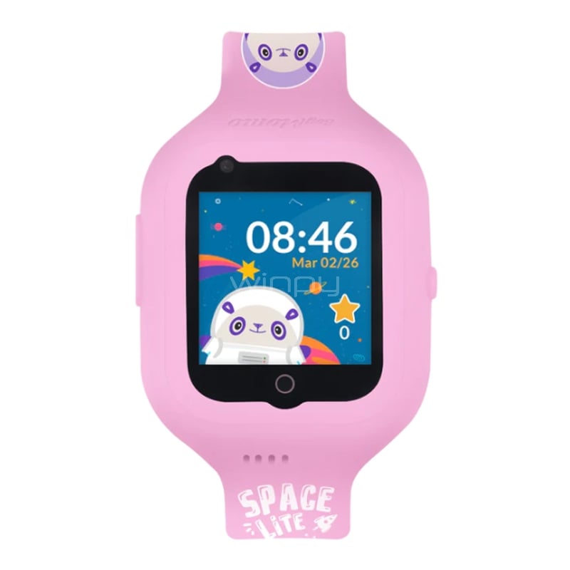 SmartWatch para Niños SoyMomo Space Lite de 1.4“ (Llamadas, GPS, Botón SOS, IP65, Rosado)