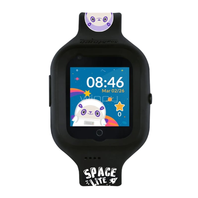 SmartWatch para Niños SoyMomo Space Lite de 1.4“ (Llamadas, GPS, Botón SOS, IP65, Negro)