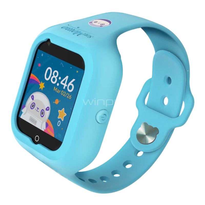 SmartWatch para Niños SoyMomo Space Lite de 1.4“ (Llamadas, GPS, SOS, IP65, Azul) -