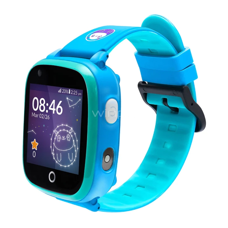 SmartWatch para Niños SoyMomo Space 1.0 de 1.4“ (Videollamadas, GPS, Botón SOS, IP65, Azul)