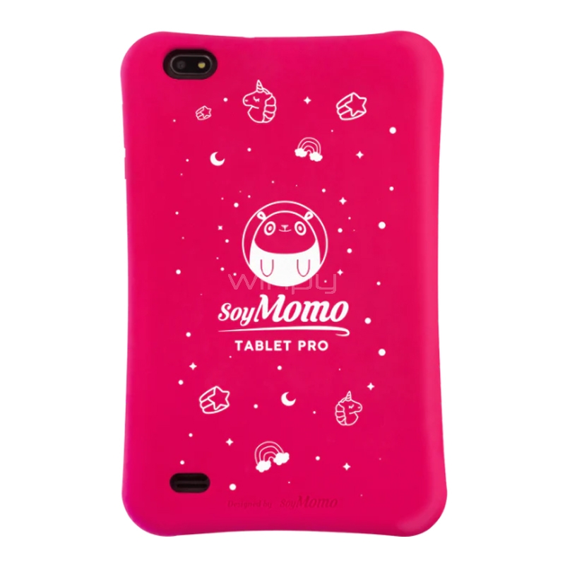 Tablet para Niños SoyMomo TabPro 1.0 de 8“ (Octacore, 2GB RAM, 32GB Internos, Rosado)