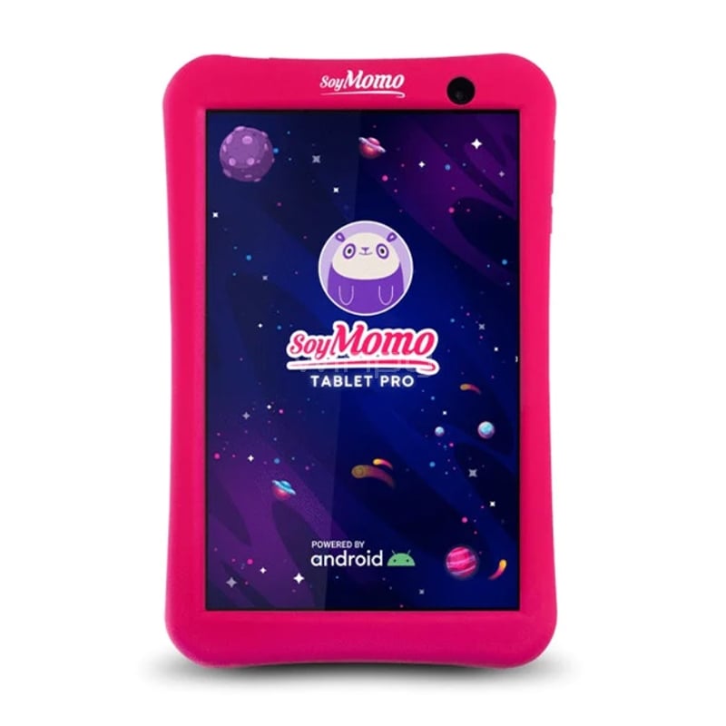 Tablet para Niños SoyMomo TabPro 1.0 de 8“ (Octacore, 2GB RAM, 32GB Internos, Rosado)