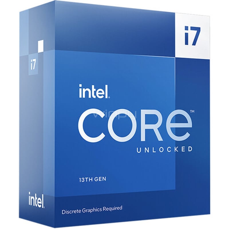 Procesador Intel Core i7-13700KF Raptor Lake (LGA1700, 16 Cores, 24 Hilos, 3.4/5.4GHz, 30MB Caché)