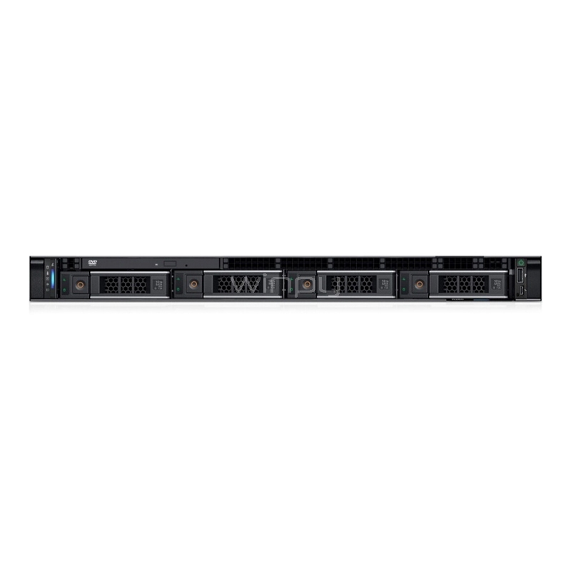 servidor dell poweredge r250 (xeon e-2324g, 16gb ram, 2tb hdd, fuente 450w, rack 1u)
