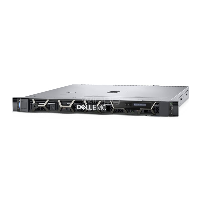 servidor dell poweredge r250 (xeon e-2324g, 16gb ram, 2tb hdd, fuente 450w, rack 1u)