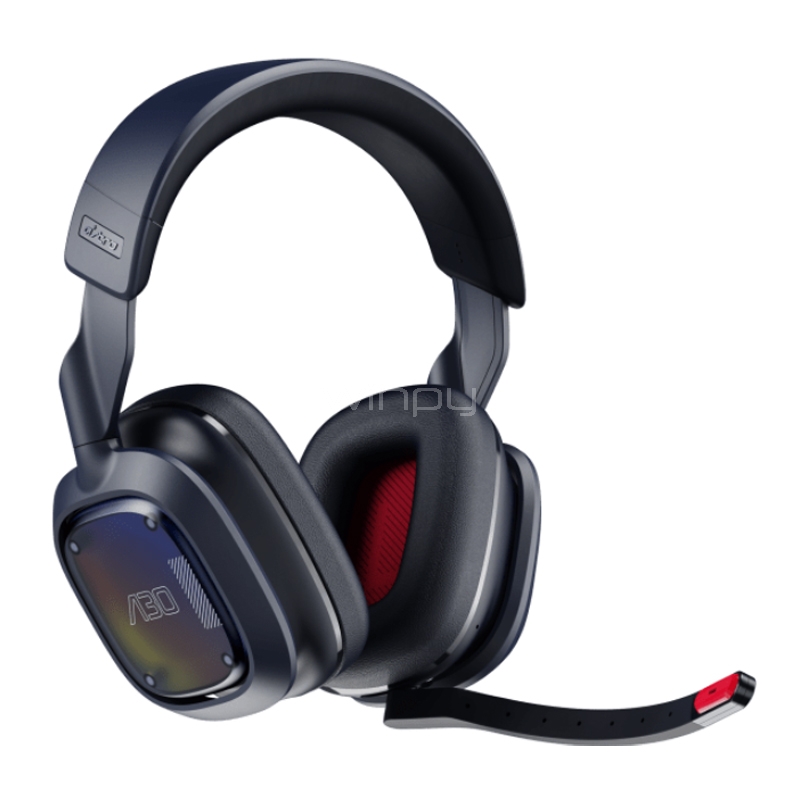 Audífonos Gamer Astro A30 (LightSpeed Dongle USB, PlayStation, Azul/ Rojo)