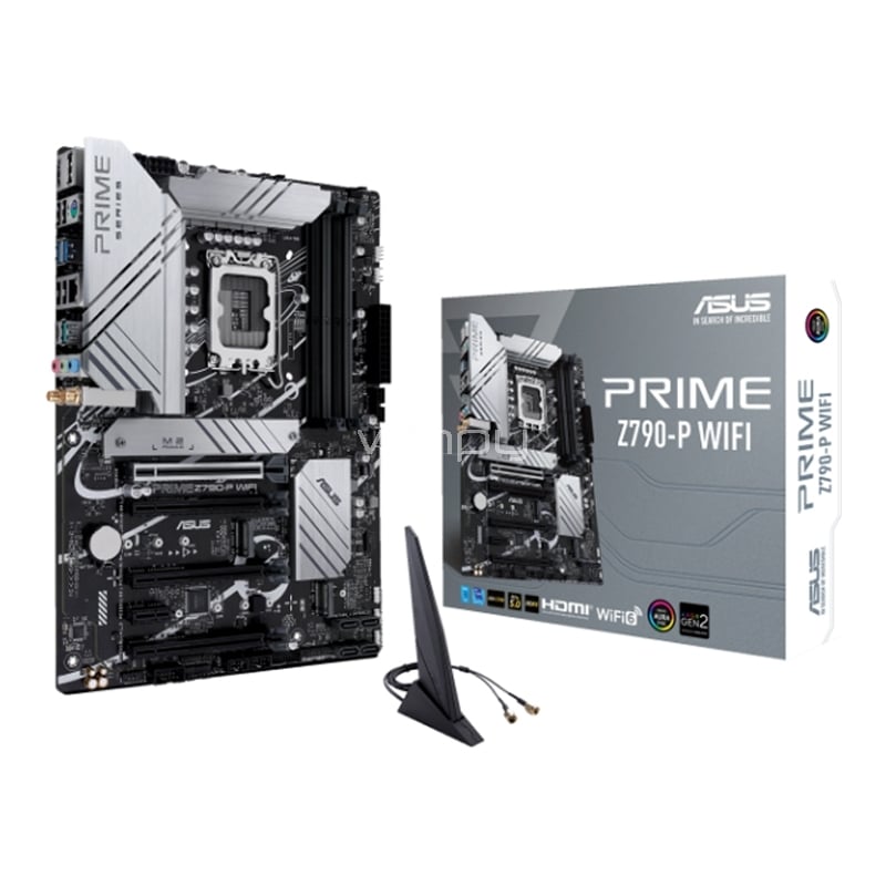Placa Madre ASUS PRIME Z790-P WIFI (LGA1700, DDR5 4800/7200MHz, M.2 x3, ATX)