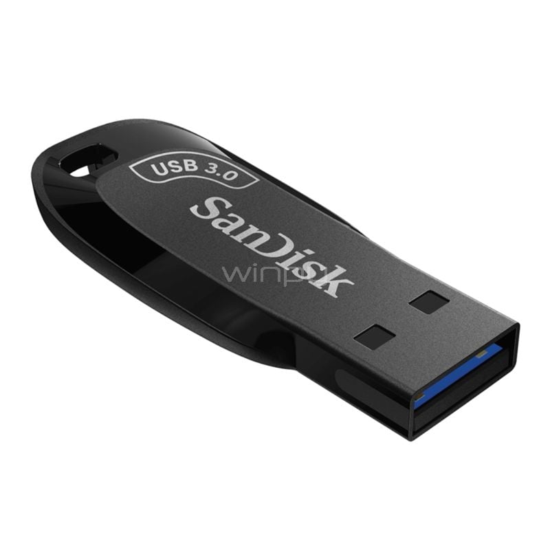 Pendrive SANDISK ULTRA SHIFT de 128GB (USB 3.0, 100 MB/s)