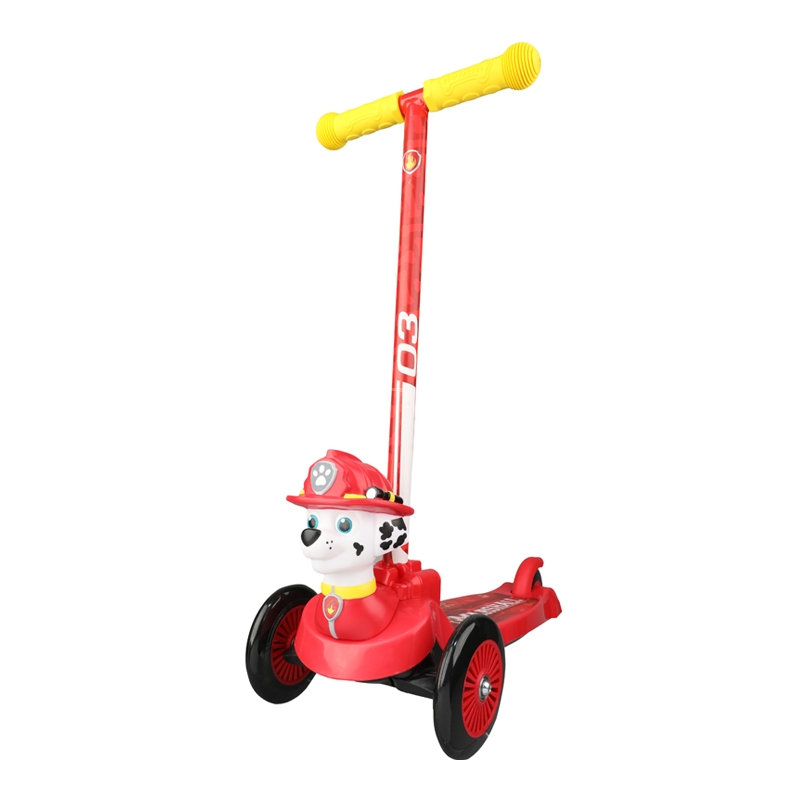 Scooter Vivitar Paw Patrol para Niños 3+ (hasta 34kg, 3 Ruedas, Rojo/Amarillo)