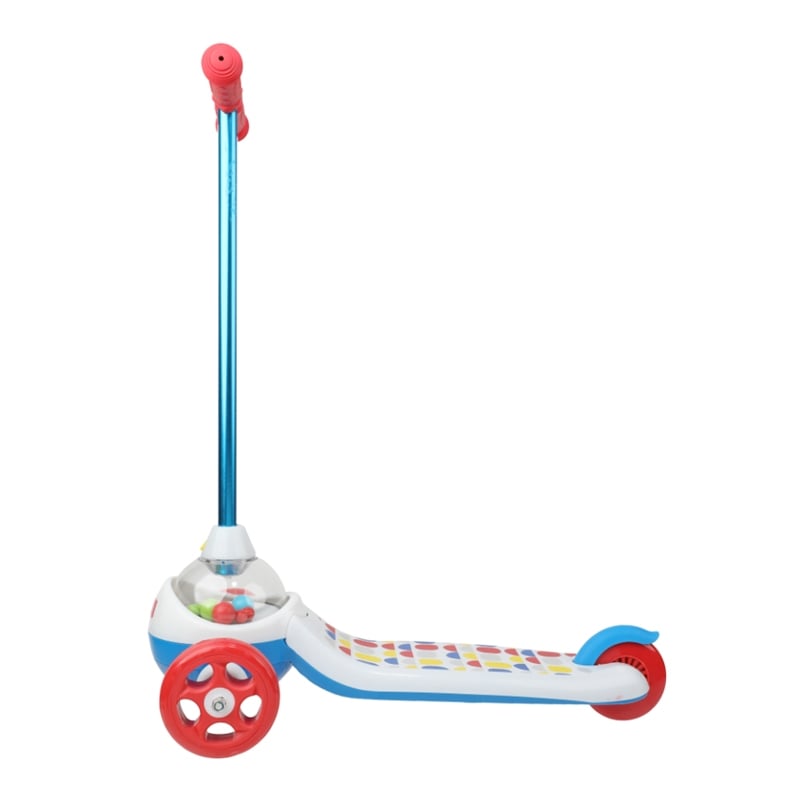 Scooter Fisher Price Corn Popper para Niños 2+ (hasta 34kg, 3 Ruedas, Azul/Rojo)