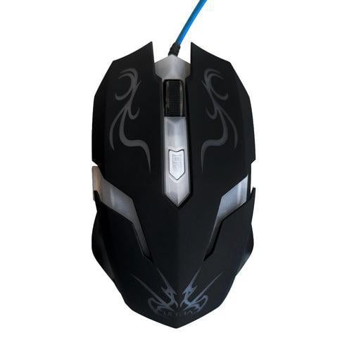 Mouse Gamer Ultra X6 (2.400dpi, Retroiluminación LED, Negro)