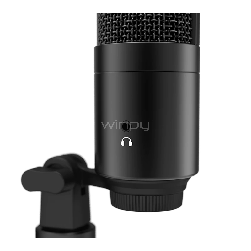 Micrófono de Condensador FiFine K683B Streaming (Filtro POP, USB-C/USB)