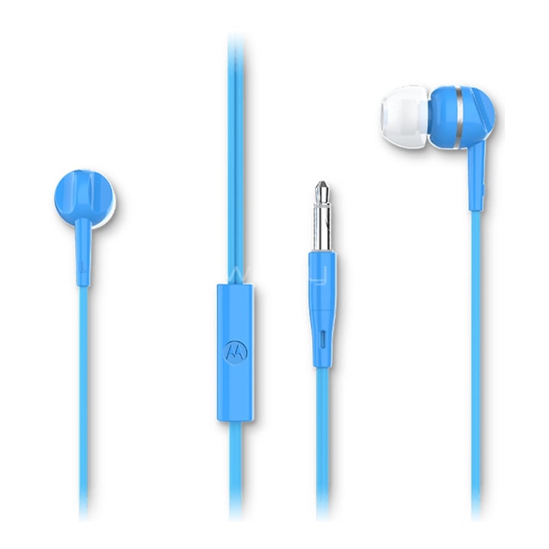 Audífonos Motorola EarBuds 105 (Jack 3.5mm, Azul)