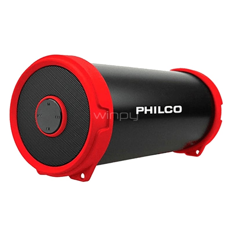 Parlante Philco PX80 Bazooka (Bluetooth, Rojo)