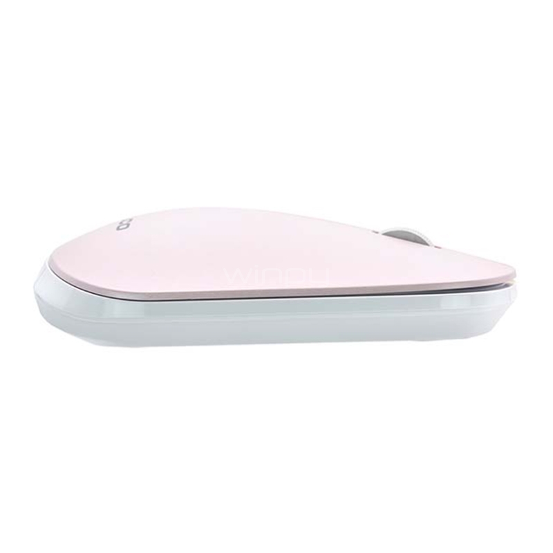 Mouse Inalámbrico Philco (Dongle USB, 1.600dpi, Rosado)