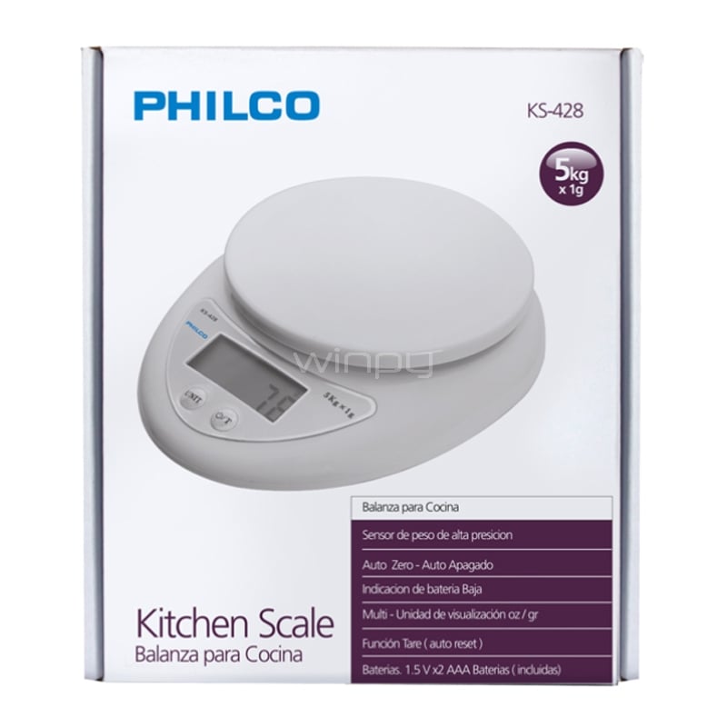 Balanza Digital Philco KS-428 (hasta 5Kg)