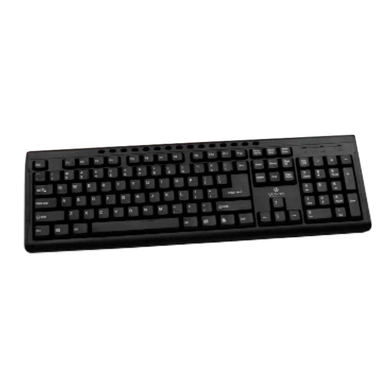 Teclado Ultra K110U Multimedia (Español, Negro)