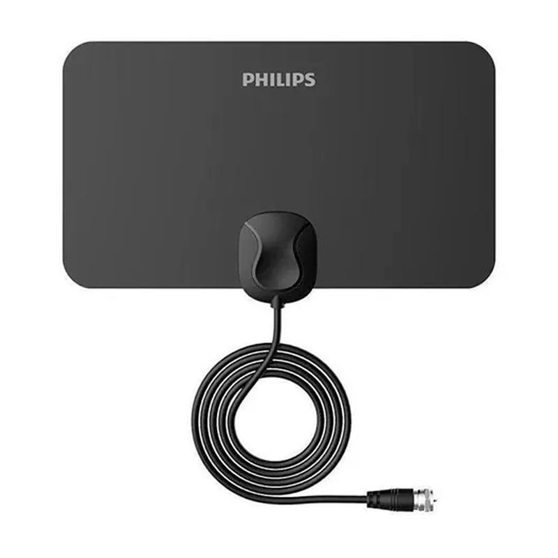 Antena HDTV Philips de Interior (Plana, Full HD, 12 x 21 cm)