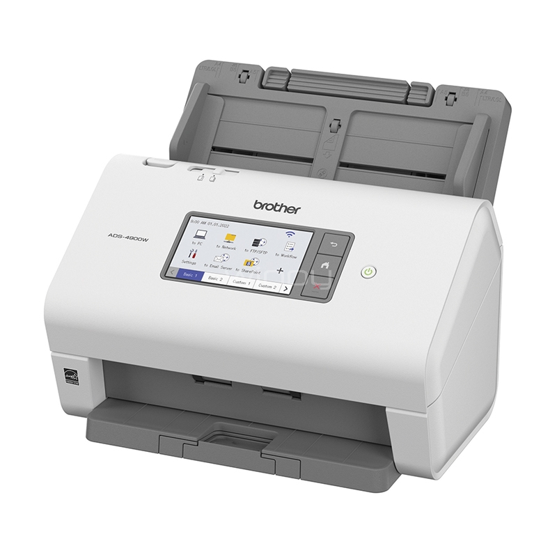 Escáner Brother ADS4900W (ADF, Dúplex, 1.200dpi, 120ipm, Wi-Fi/USB/Ethernet)