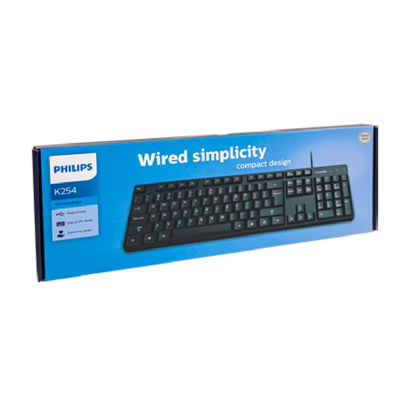 Teclado Philips K254 Compacto - SPK6254 - Winpy.cl