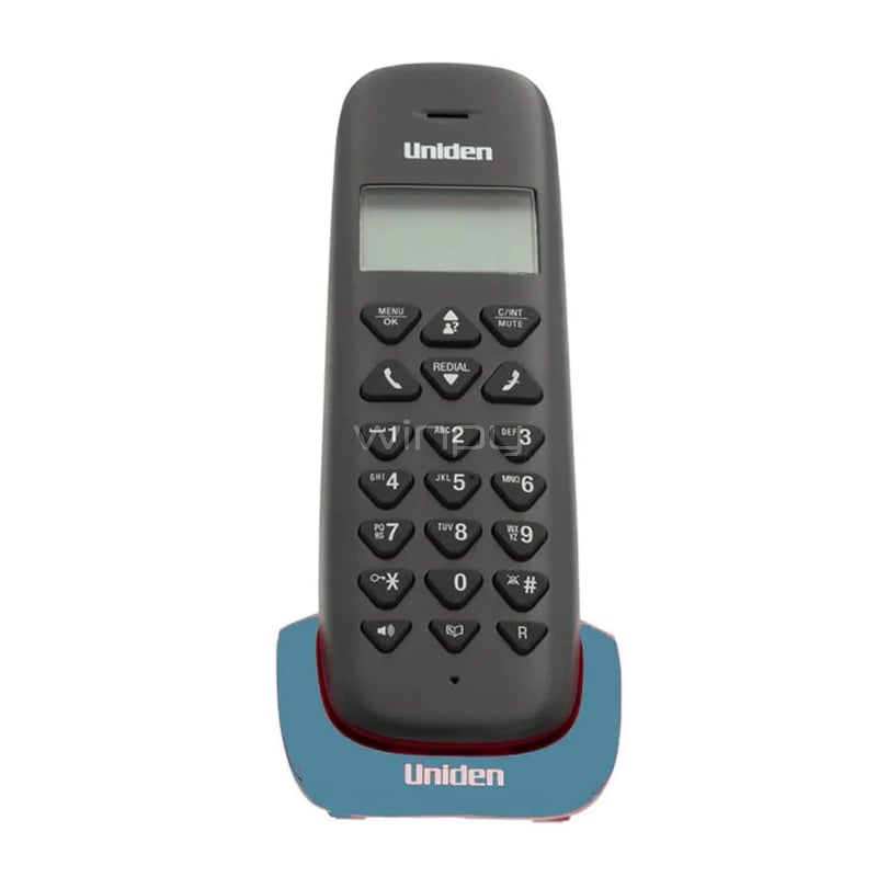 Teléfono Inalámbrico Uniden AT3102BL (Identificador de llamadas, Memoria)