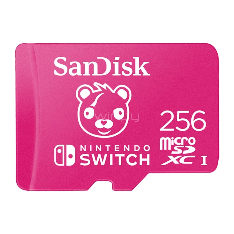 Tarjeta microSD SanDisk para Nintendo Switch de 256GB (Fortnite)