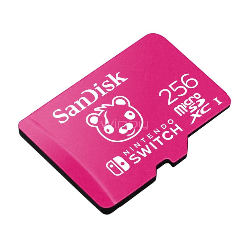 Tarjeta microSD SanDisk para Nintendo Switch de 256GB (Fortnite)