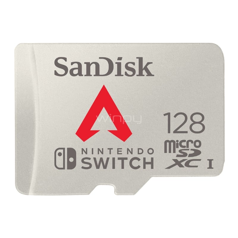 Tarjeta microSD SanDisk para Nintendo Switch de 128GB (Apex)