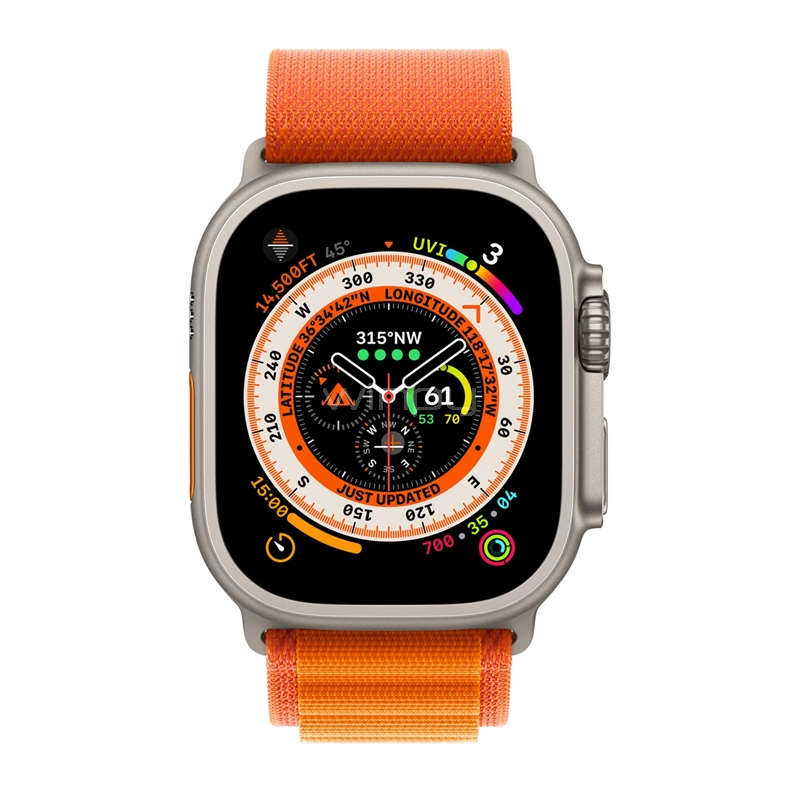 Apple Watch Ultra de 49mm (OLED, GPS+LTE, Case Aluminio, Correa Loop Alpine)