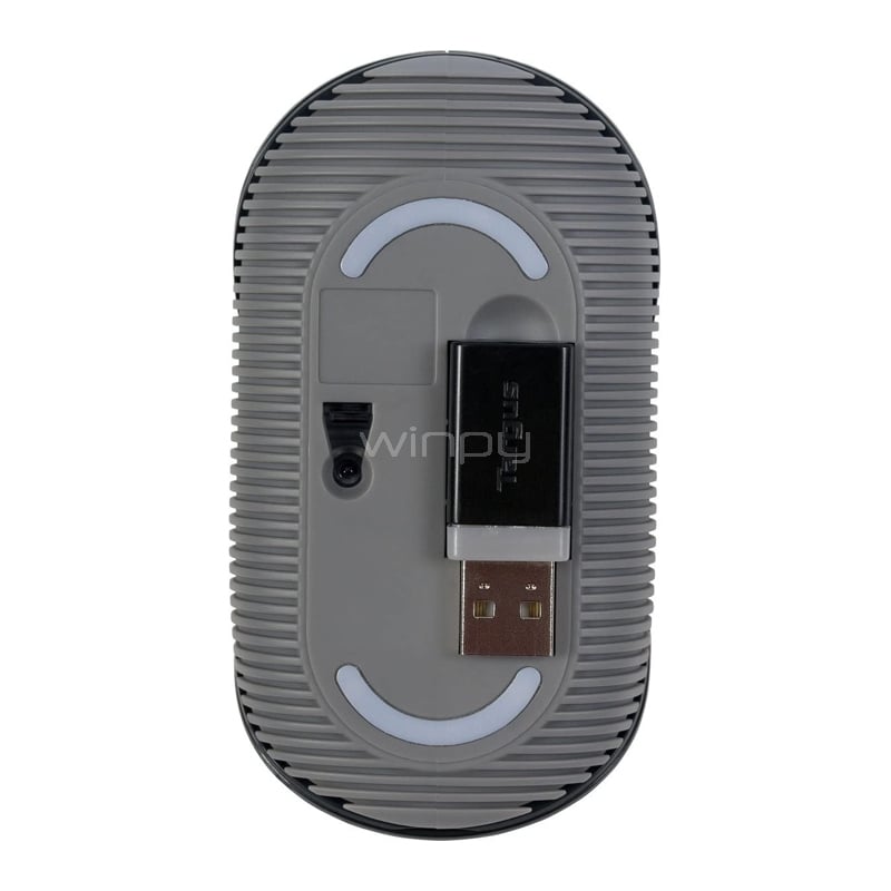 Mouse Inalámbrico Targus Blue Trace (Dongle USB, Negro/Gris)