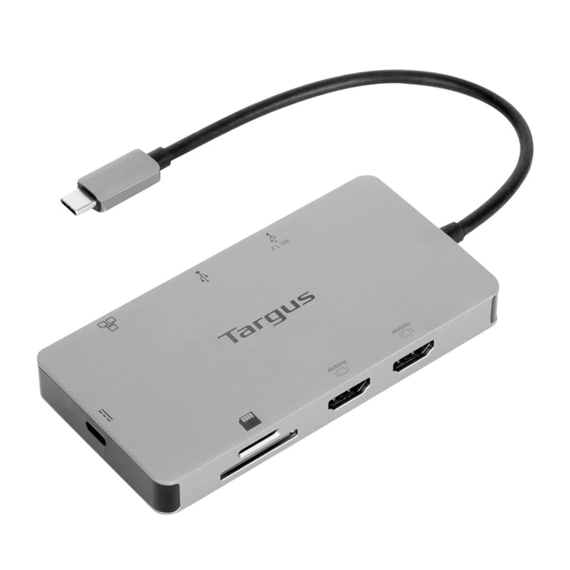 Estación de Acoplamiento Targus USB-C (HDMI, USB-A, USB-C, Ethernet, PD 100 W)