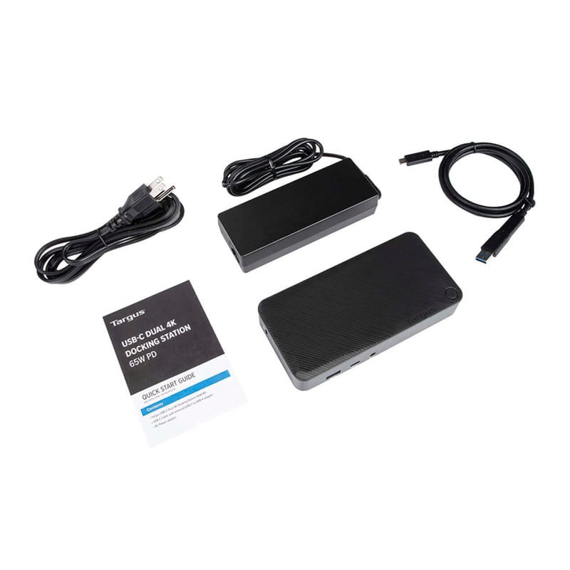 Estación de Acoplamiento Targus Universal USB-C (HDMI, USB-A, USB-C, Audio Out, Ethernet, PD 65W)