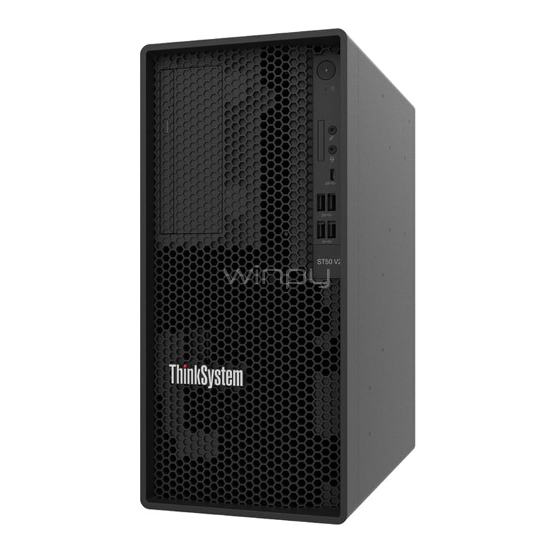 Servidor Lenovo ThinkSystem ST50 V2 Torre (Xeon E-2324G, 16GB RAM, 2TB HDD, Fuente 500W)
