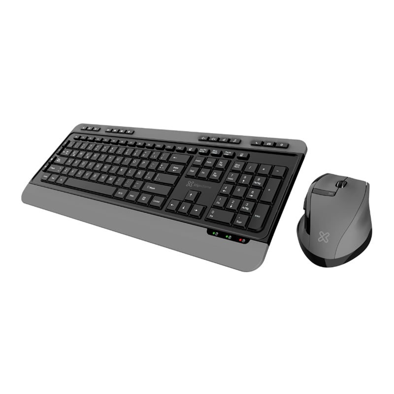 Kit Teclado + Mouse Klip Xtreme Magnifik Wireless Duo (Dongle USB, Español)