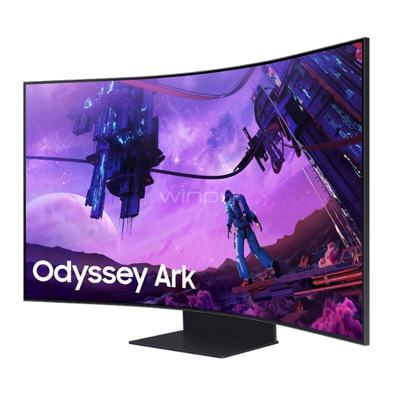 Monitor Gamer Samsung Odyssey ARK de 55“ Curvo 1000R (VA, 4K, 165Hz, 1ms, HDR10+, HDMI/USB/LAN, FreeSync)