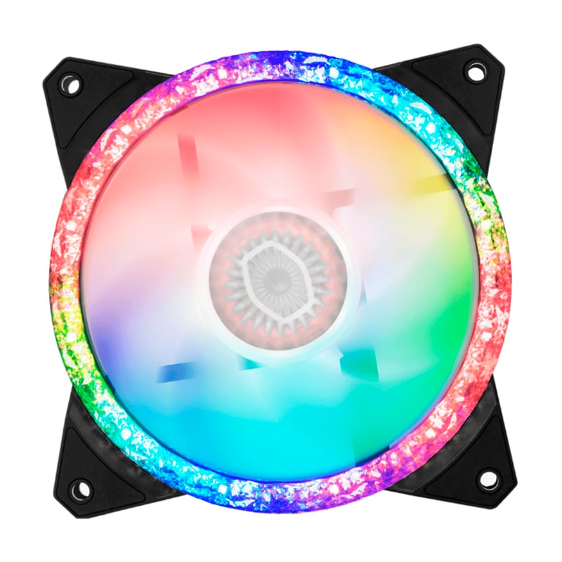 Ventilador Cooler Master MasterFan MF120 Prismatic (ARGB, 2000rpm, Negro)