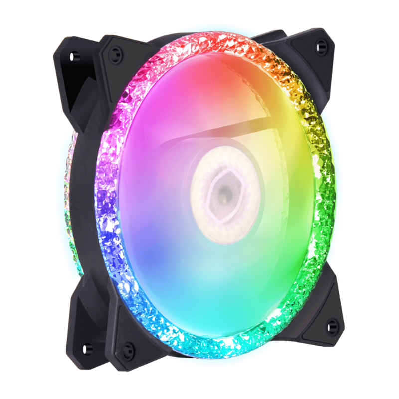 Ventilador Cooler Master MasterFan MF120 Prismatic (ARGB, 2000rpm, Negro)
