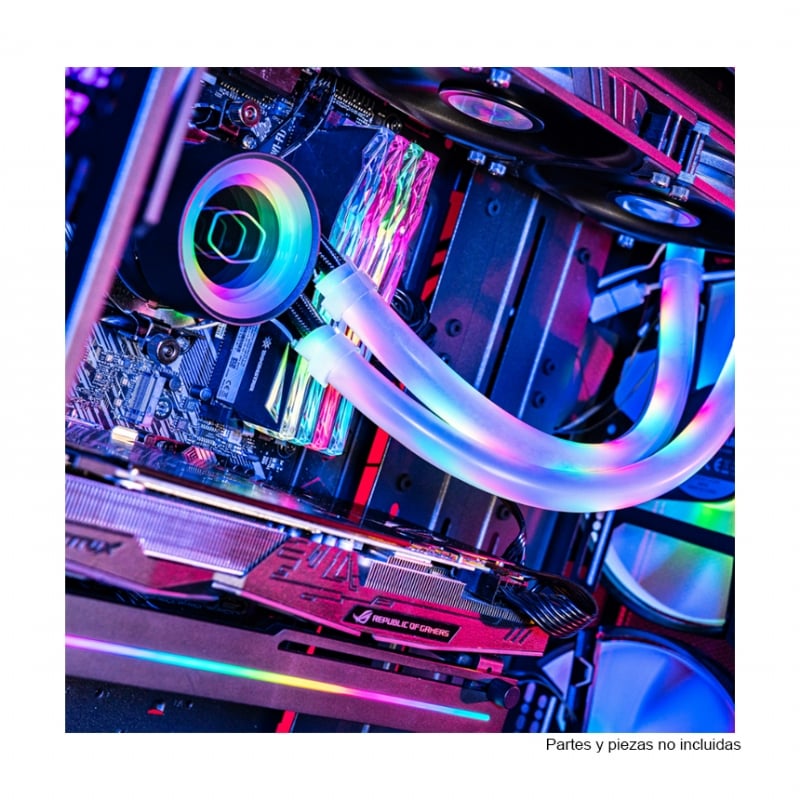 Funda de Tubo Enfriador Cooler Master ARGB (30 LEDs, 12mm, Blanco)