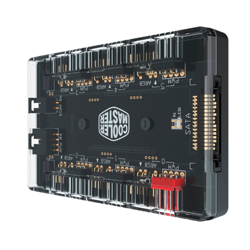 Controlador Cooler Master MasterFan ARGB + PWM HUB MFXZHHN1NNN6R1 Winpy.cl