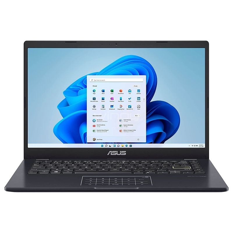 notebook asus e410 de 14“ (pentium silver n6000, 4gb ram, 128gb emmc, win11)