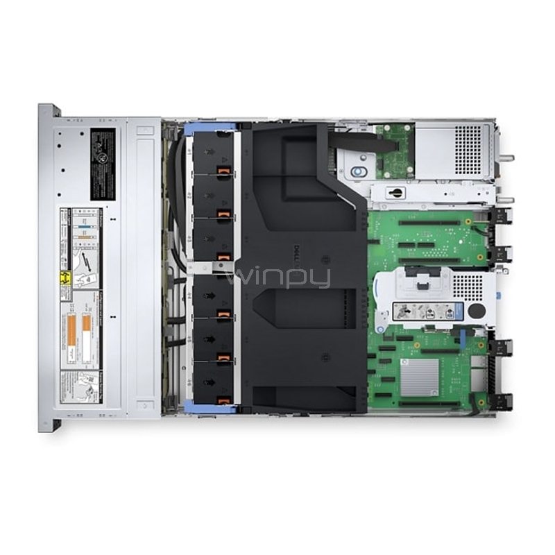 Servidor Dell PowerEdge R750xs (Xeon Silver 4310, 32GB RAM, 480GB SSD, Fuente 2x1400W, Rack 2U)